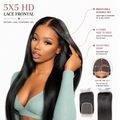 Straight 5x5 HD Lace Closure