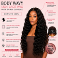 13x4 Deep Wavy Frontal Wig